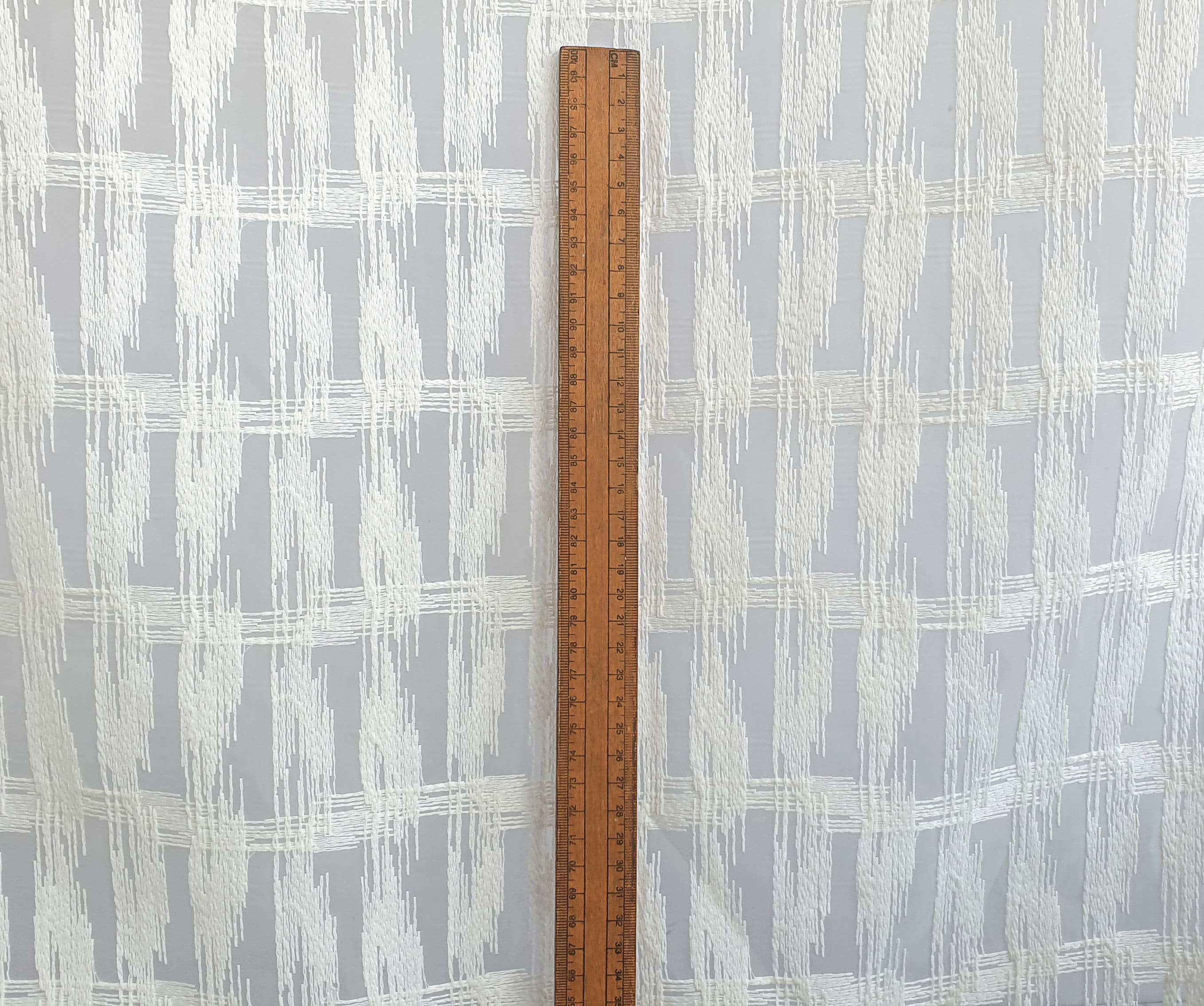 Ivory Illustrations Sheer Curtain Fabric By The Yard Sheer Etsy
