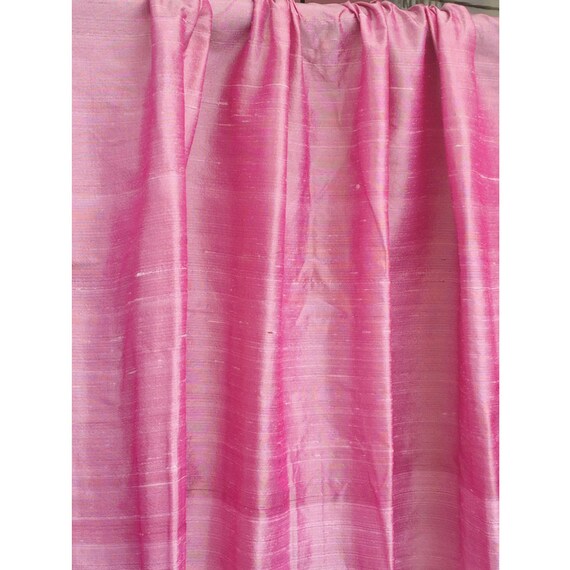 Light Pink 100 Percent Pure Silk Dupioni Grommet Blackout Etsy