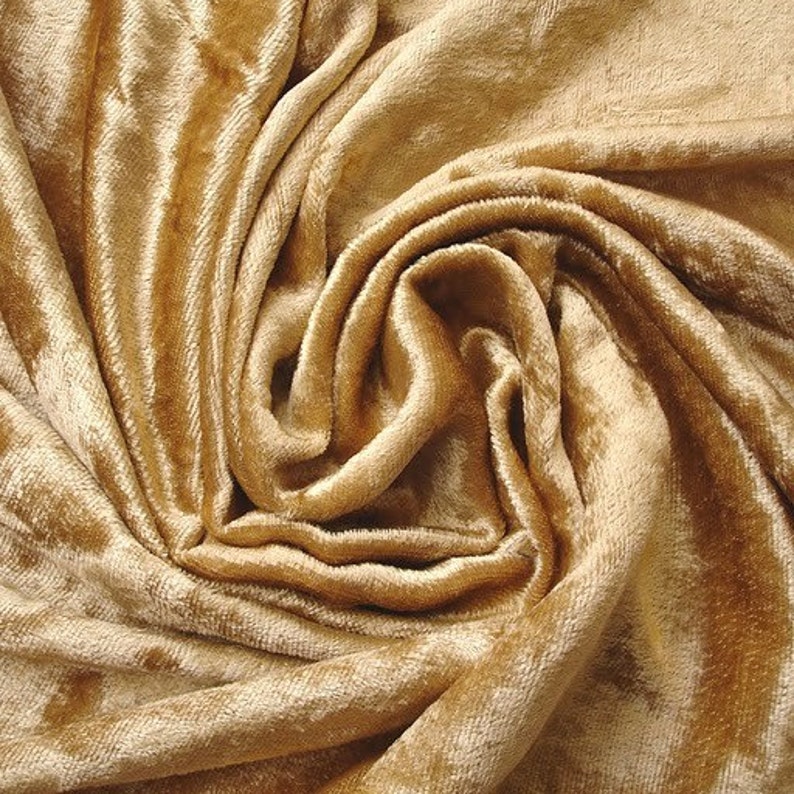 Gold Velvet Fabric Yardage Fabric Curtain Fabric Fashion Etsy