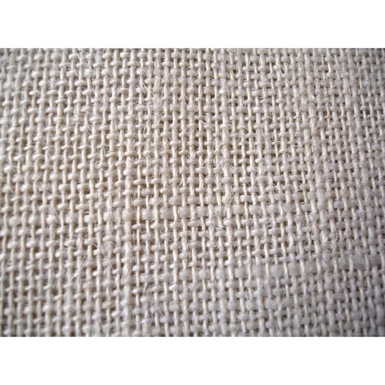 Ivory Burlap Fabric 1 Yard Etsy