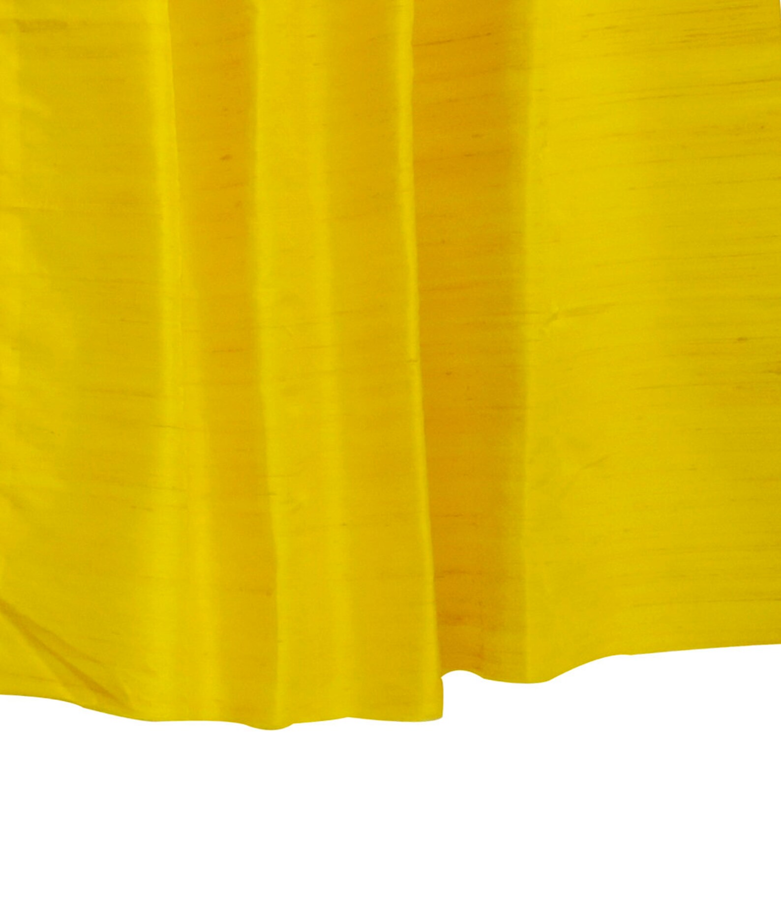 Bright Yellow Silk Fabric By The Yard Silk Fabric Silk Etsy