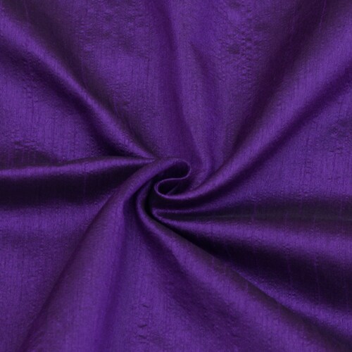 Dark Plum Art Silk Fabric by the Yard Faux Silk Curtain Etsy
