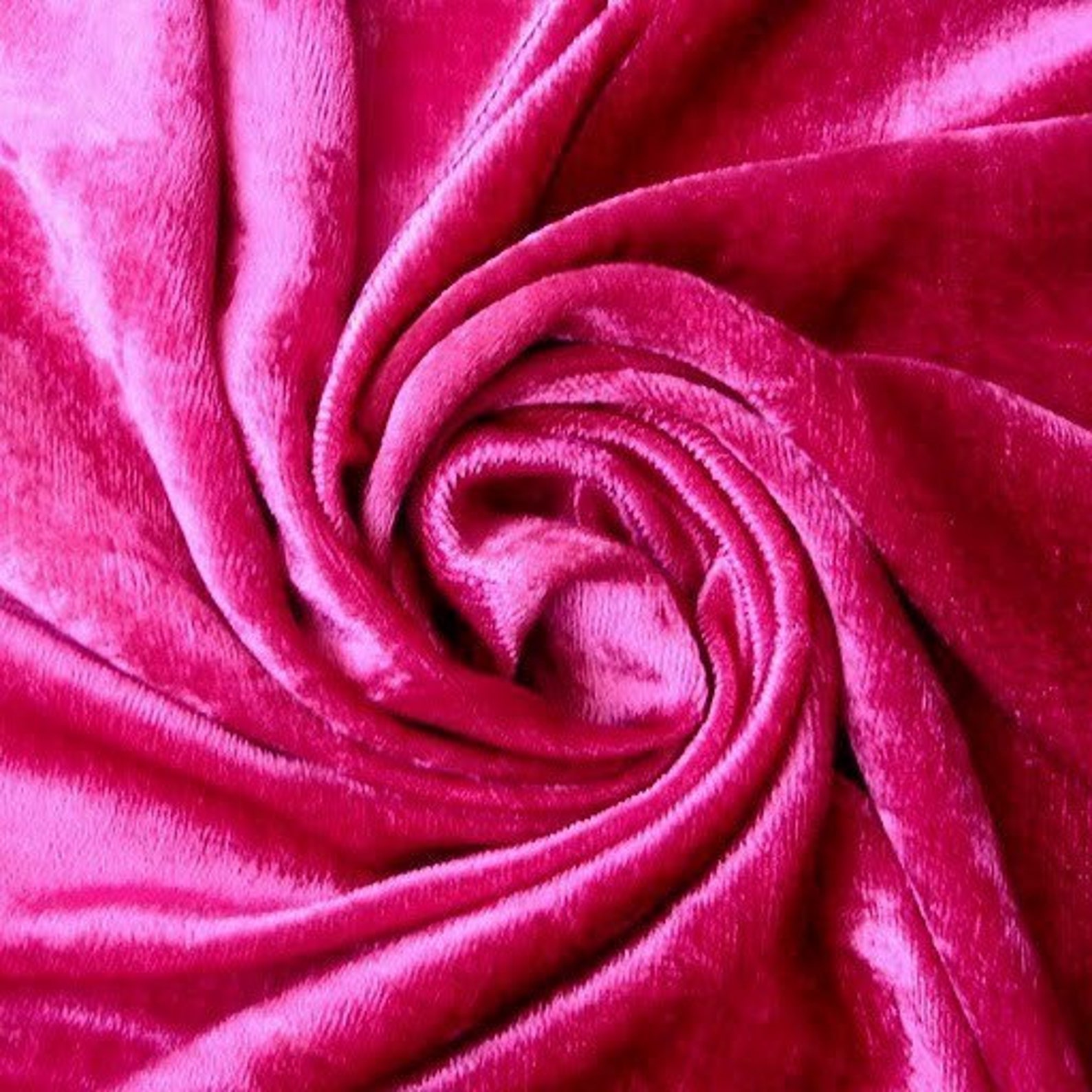 Fuchsia Pink Velvet Fabric Yardage Curtain Fabric Fashion | Etsy