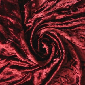 Maroon Velvet Fabric by the Yard Rayon Velvet Fabric Velvet - Etsy