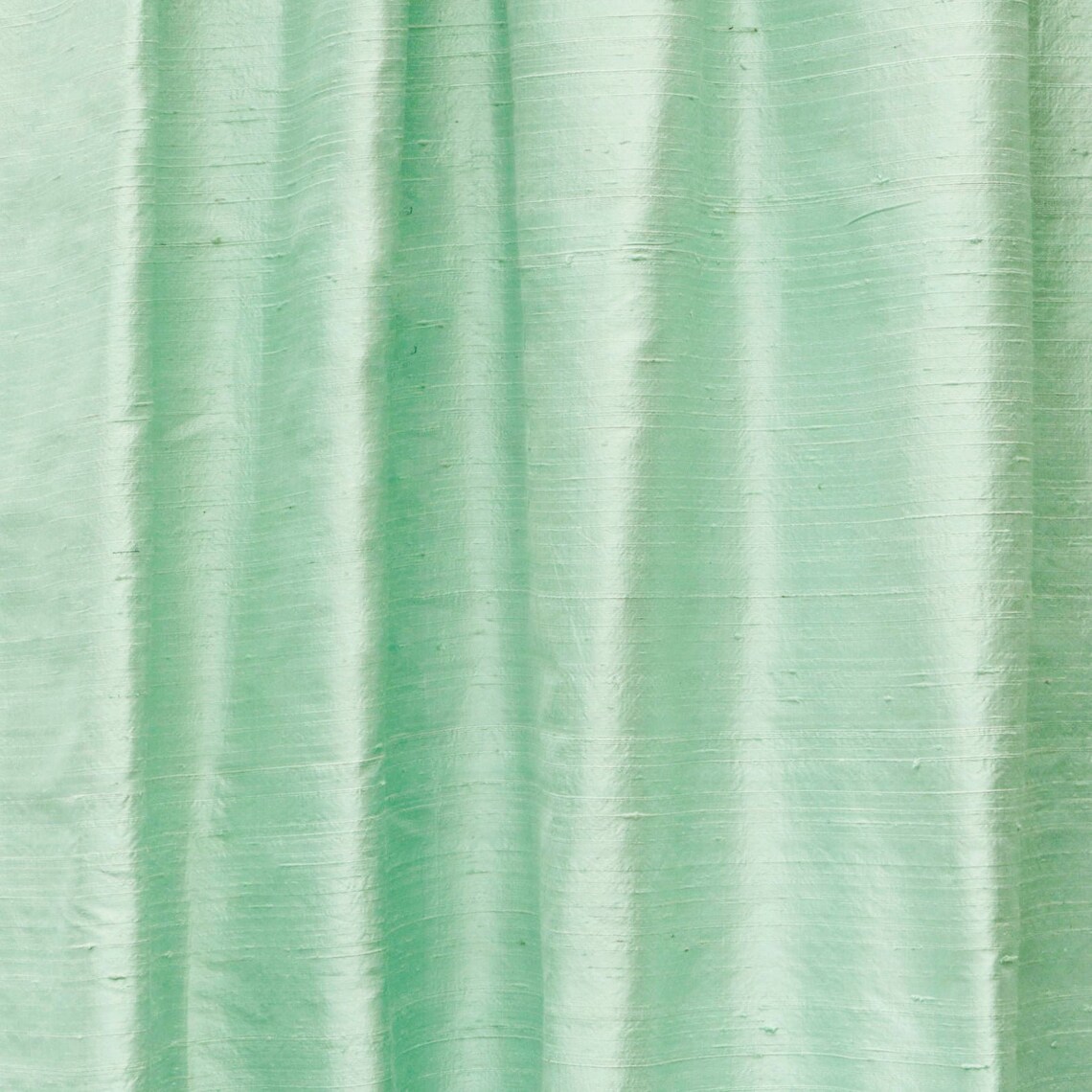 Mint Green 100 Pure Silk Dupioni Curtain Panels rod Pocket Etsy