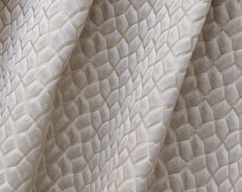 Grauer Hexagon Geometrischer Stoff Meterware, Jacquardgewebe, Polsterstoff, Vorhangstoff, Großhandelsstoff, Geometrischer Stoff