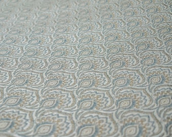 Tela de pavo real floral cortada a medida por metro, tejido jacquard, tela para tapicería y cortinas, tela al por mayor, tela para almohadas y decoración del hogar.