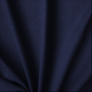 Navy Blue Cotton Linen Fabric By The Yard / Metre, Decorative Linen Fabric, Wholesale Linen Fabric For Curtain, Linen Fabric Apparel