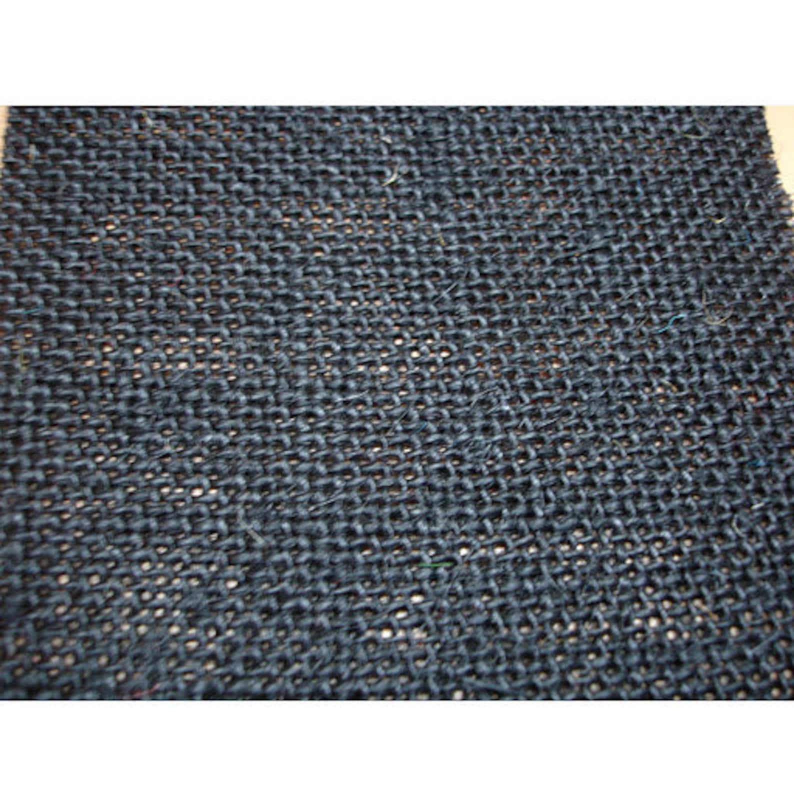 Black Burlap Fabric 1 Yard Etsy