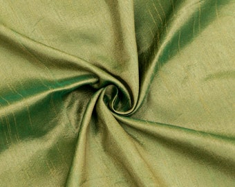 Apple Green Art Silk Fabric By The Yard, Faux Silk Curtain Fabric, Dress Fabric, Wholesale Art Silk Fabric, Slub Faux Silk Fabric