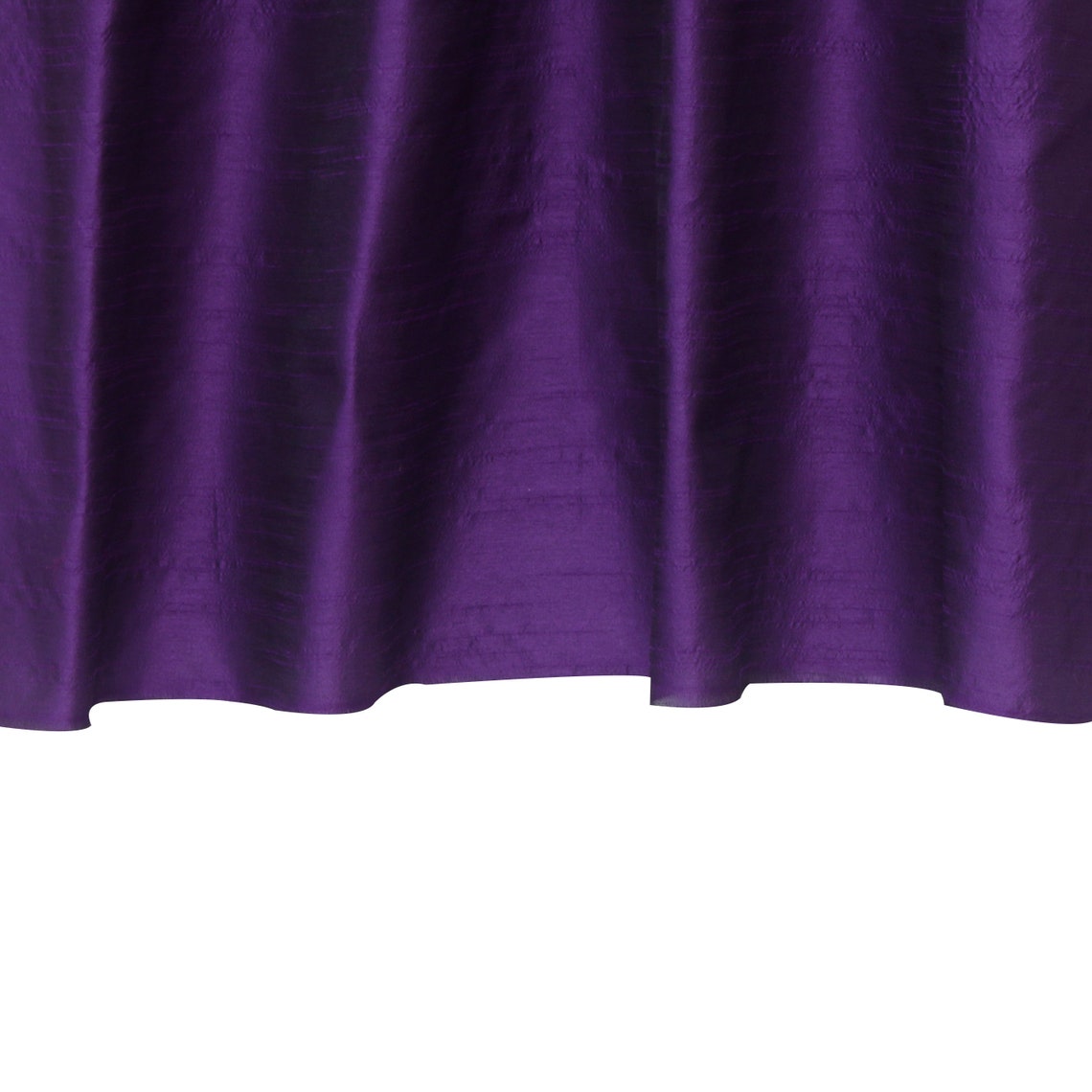 Bright Purple Art Silk Fabric by the Yard Faux Silk Curtain Etsy