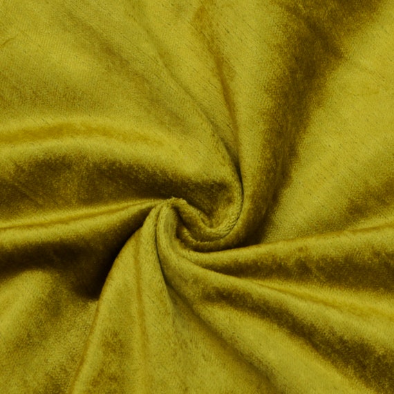 Chartreuse Cotton Velvet by the Yard, 54 Inch Wide Velvet, Upholstery  Weight Fabric, Curtain Fabric,fashion Velvet Fabric, Upholstery Velvet 