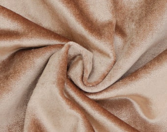 Beige Cotton Velvet By The Yard, 54 Inch Wide Velvet, Upholstery Weight Fabric,Curtain Fabric,Fashion Velvet Fabric,Upholstery Velvet Fabric