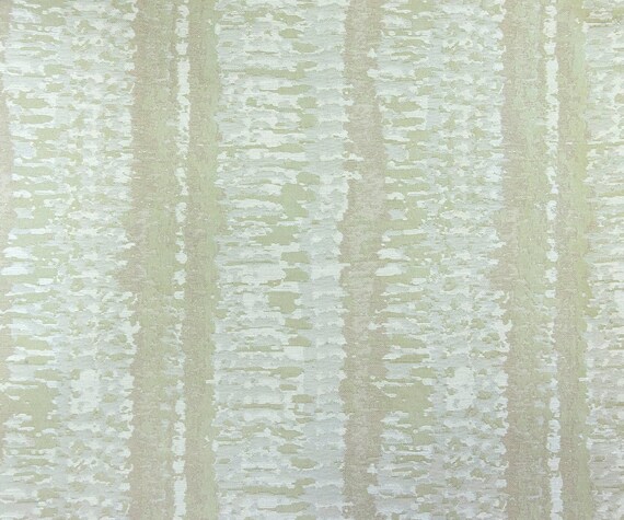 Light Grey Abstract Jacquard Weave Fabric By The Yard Curtain Etsy