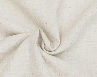 Ivory Cotton Linen Fabric By The Yard / Metre, Decorative Linen Fabric, Wholesale Linen Fabric For Curtain, Apparel Linen Fabric