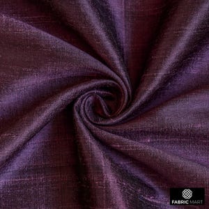 Dark Wine Silk Fabric By The Yard / Metre, 41 inch Dark Wine Silk Dupioni Fabric, Wholesale Slub Silk weave fabric for Drapes, Curtain