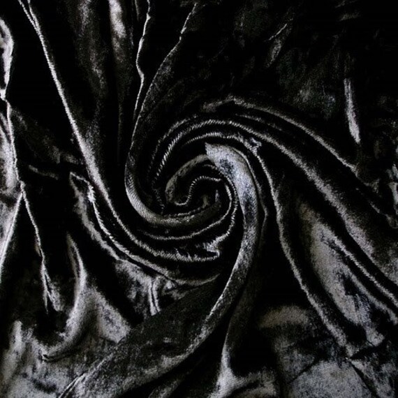 Black Velvet Fabric Commercial Fabric Curtain Fabric Fashion Etsy