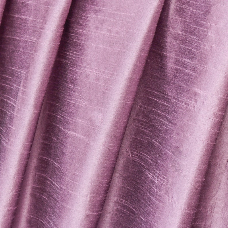 Lilac Art Silk Fabric by the Yard Faux Silk Curtain Fabric Etsy