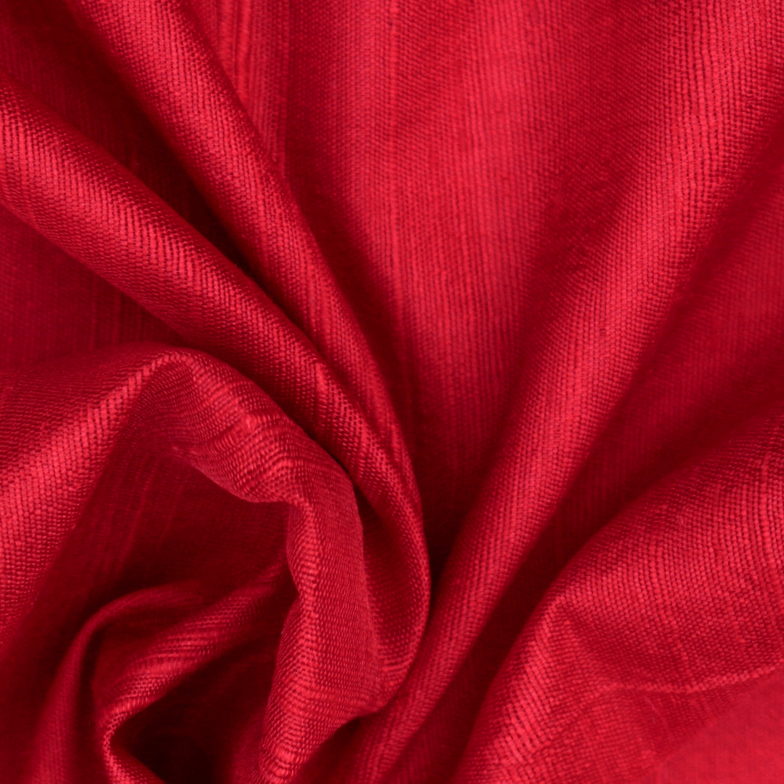 Red Silk Fabric by the Yard Silk Fabric Silk Dupioni Fabric Etsy