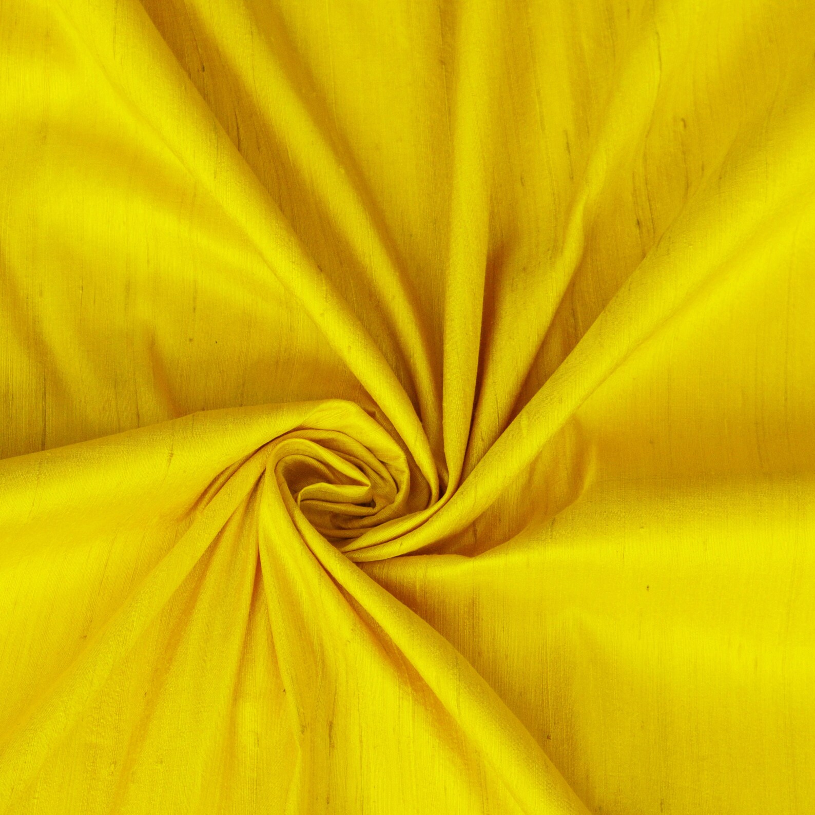 Bright Yellow Silk Fabric By The Yard Silk Fabric Silk Etsy