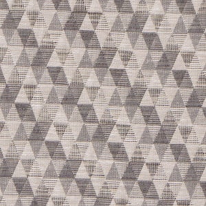 Beige Triangles Jacquard Weave Fabric By The Yard / Metre, Geometri Fabric, Upholstery Curtain Fabric, Wholesale Fabric, Jaquard Fabric