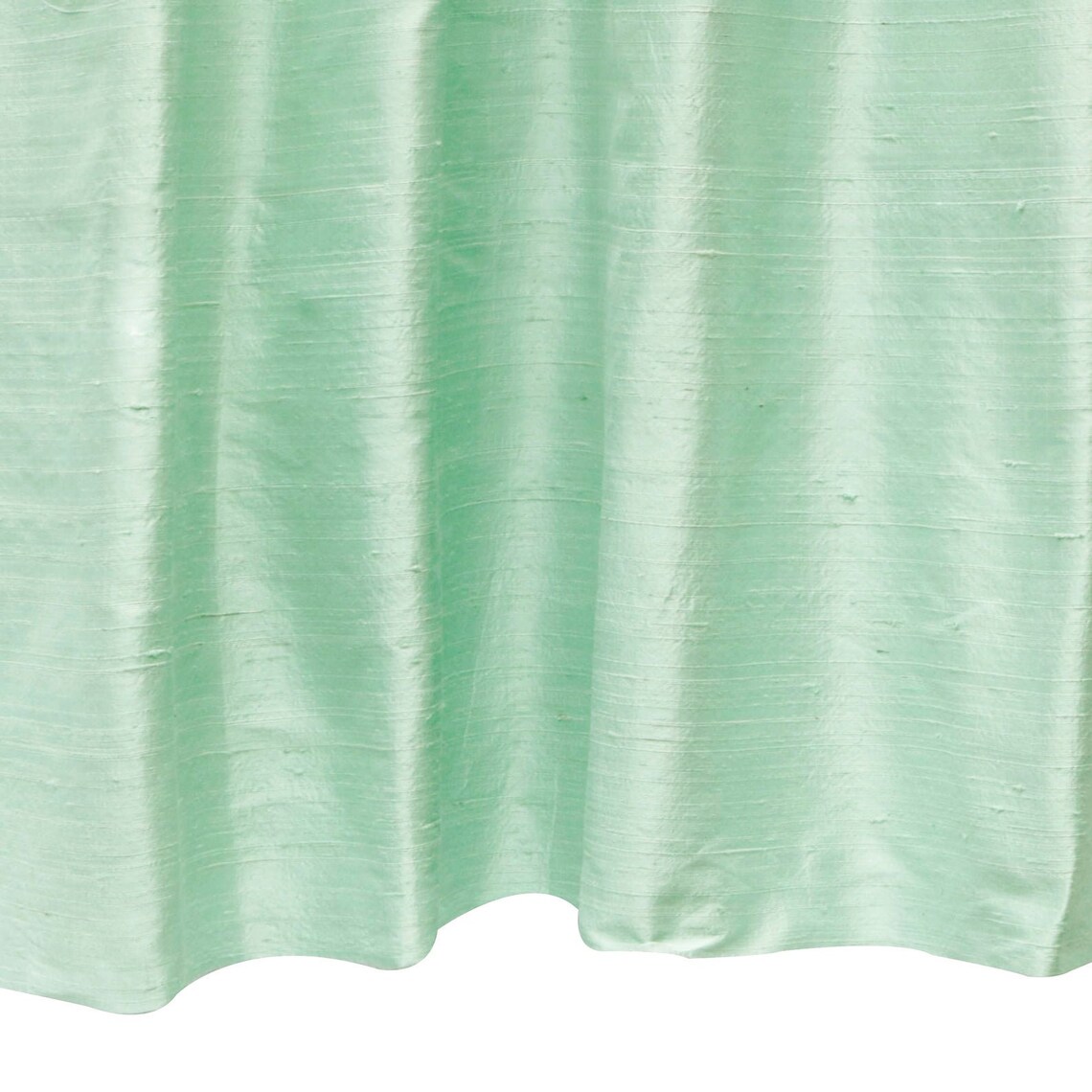 Mint Green 100 Pure Silk Dupioni Curtain Panels rod Pocket Etsy