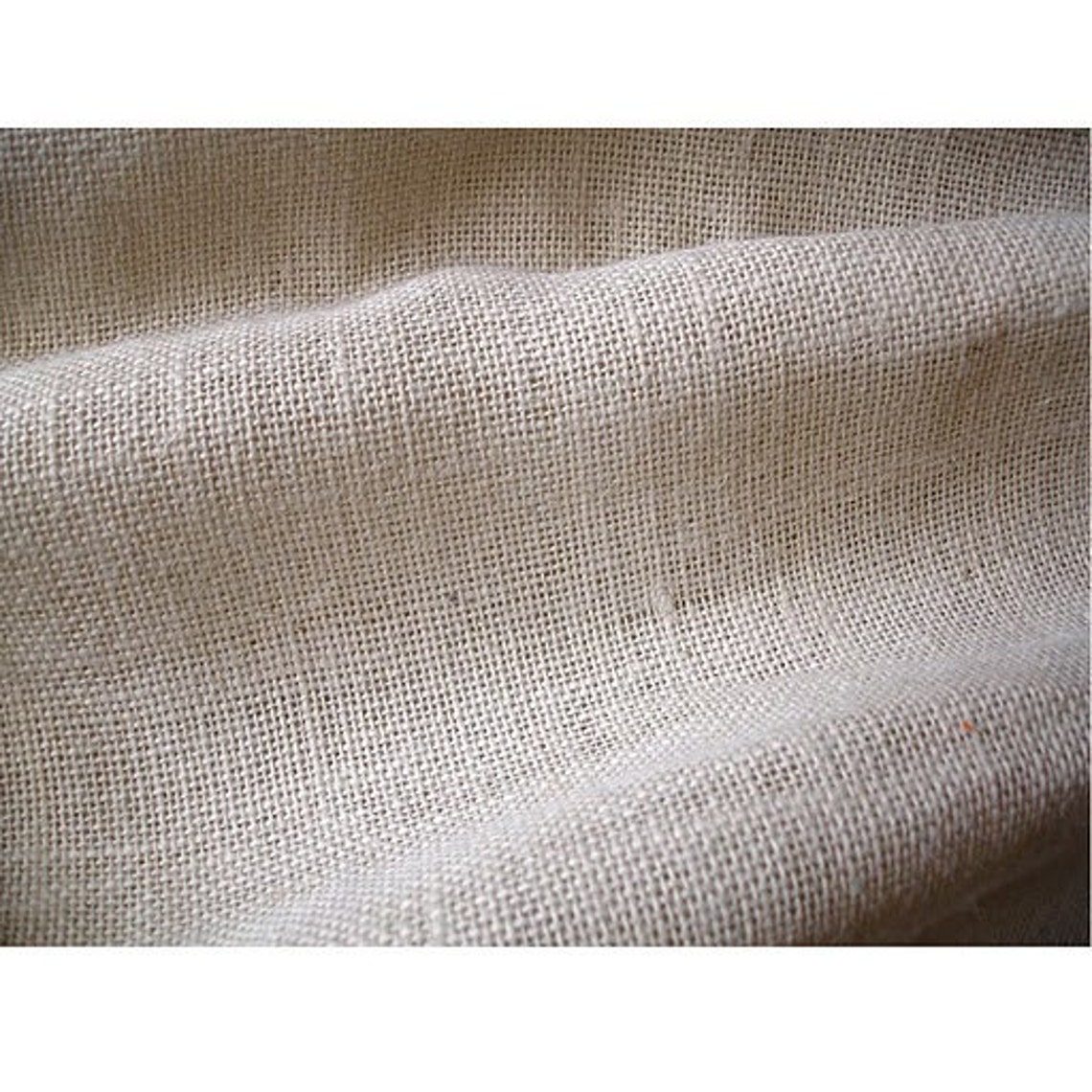 Ivory Burlap Fabric 1 Yard Etsy