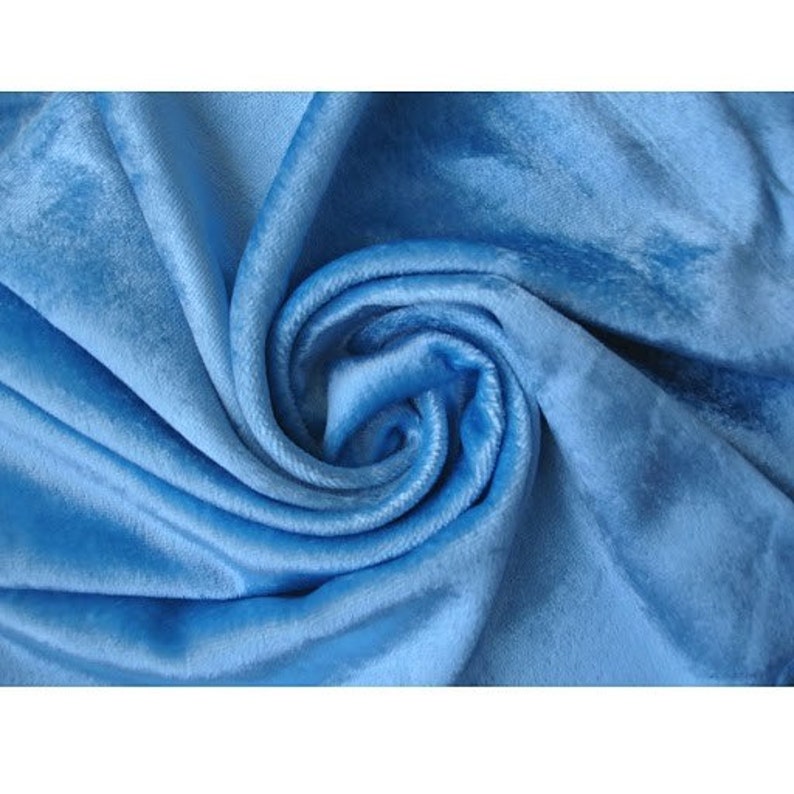 Light Blue Velvet Fabric Yardage Curtain Fabric Fashion Velvet | Etsy