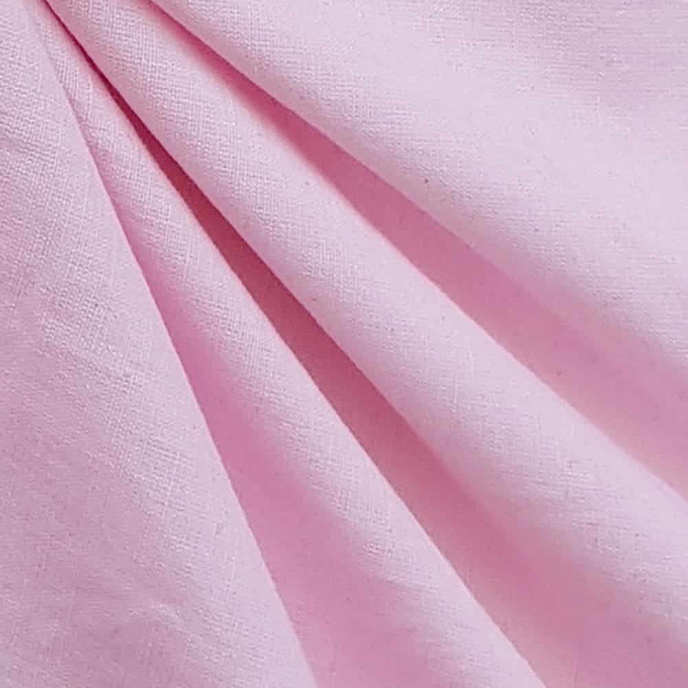 Soft Pink Cotton Linen Fabric by the Yard Decorative Linen Etsy Australia