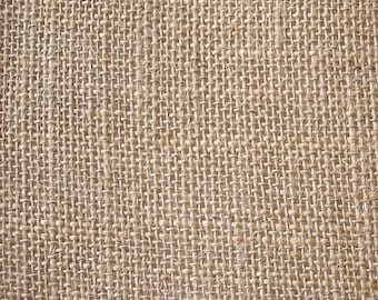 Natural Burlap Fabric - 1 Yard