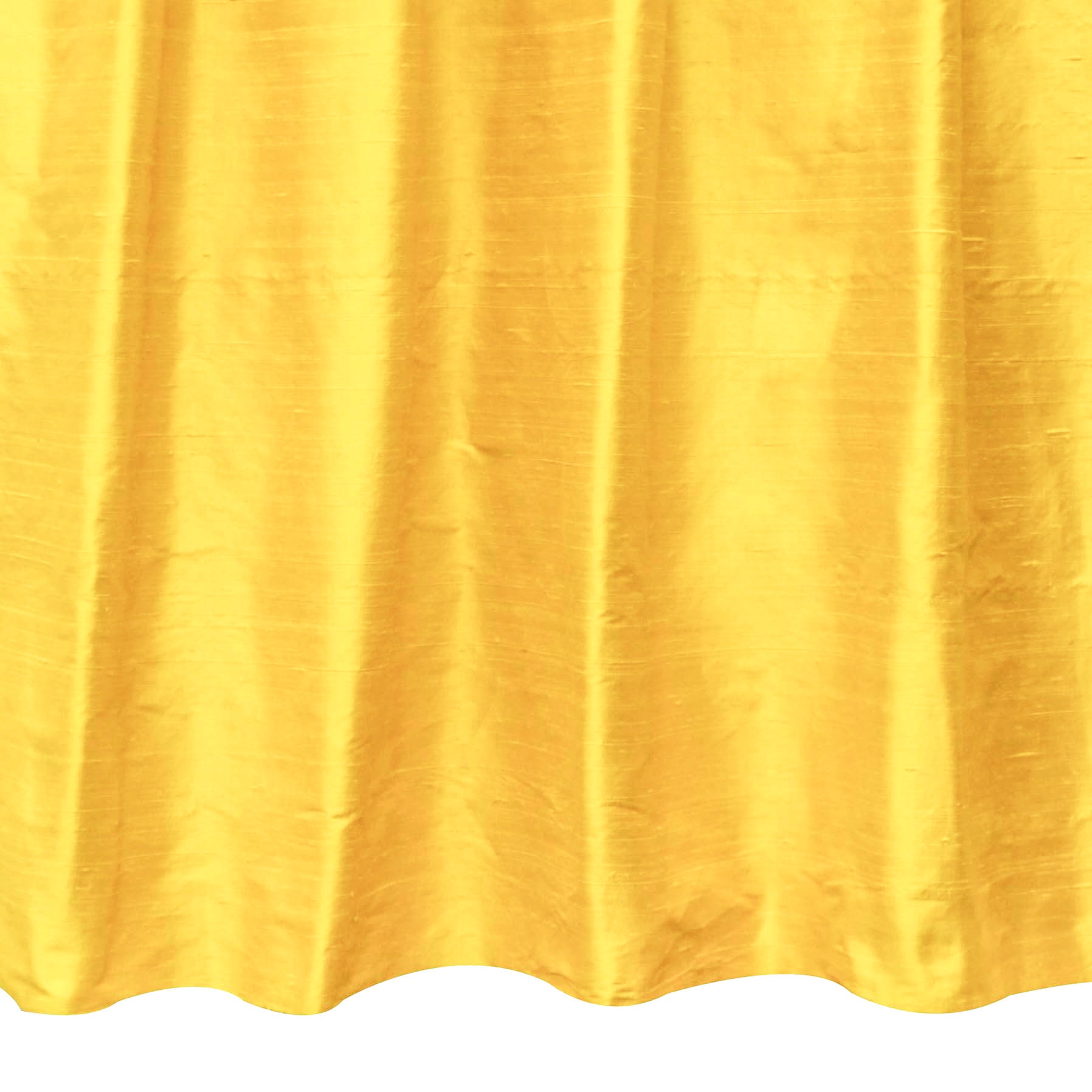 Bright Yellow 100 Pure Silk Fabric By The Yard Pure Silk Etsy