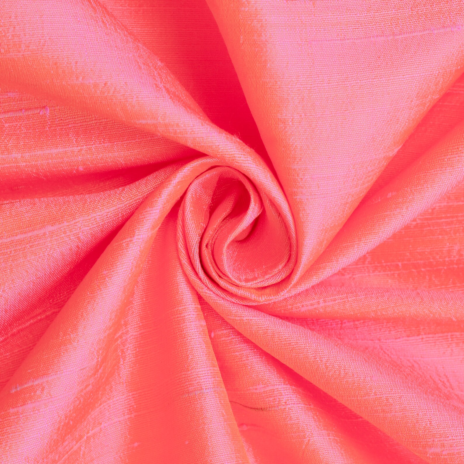 Pink & Gold Silk Fabric by the Yard Silk Fabric Silk Dupioni Etsy