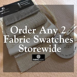 ORDER Upto Any 2 FABRIC SWATCHES