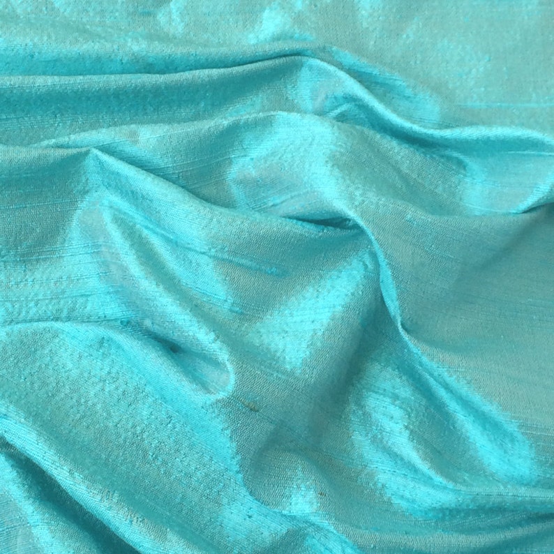 Sea Green Pure Silk Fabric By The YardPure Silk Fabric Etsy