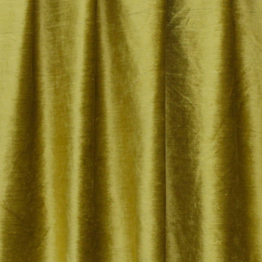 Soft Muted Yellow, Microfiber Velvet Fabric, Upholstery / Heavy Drapery, 54 Wide