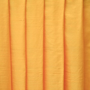 Bright Saffron Yellow Silk Fabric by the Yard, 41 Inch Bright Saffron ...
