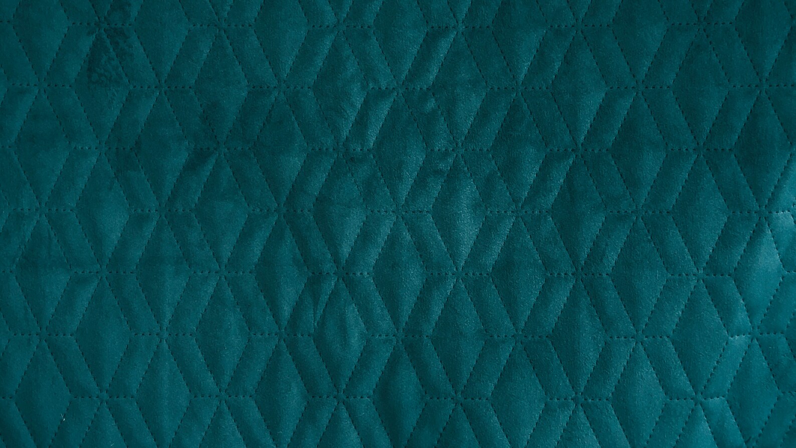 Peacock Green Quilted Velvet Fabric By The Yard Geometric Etsy