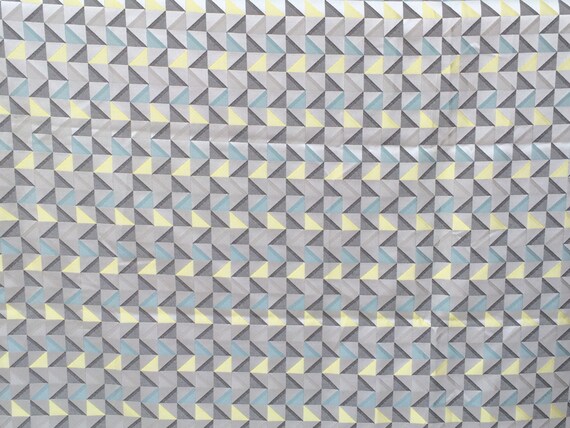 Gris Et Jaune Géométriques Triangle Rideau Tissu Par Yard Tissu Dameublement Tissu Gros Rideaux Tissu Fenêtre Traitement Tissu Canapé