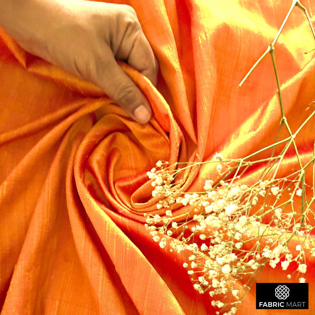 orange dress material Orange Fabrics