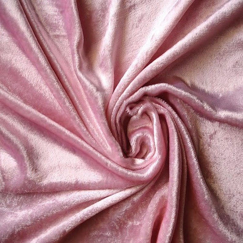 Light Pink Velvet Fabric Yardage Curtain Fabric Fashion Velvet Etsy