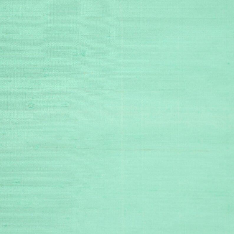 Mint Green Silk Fabric by the Yard Silk Dupioni Fabric Etsy