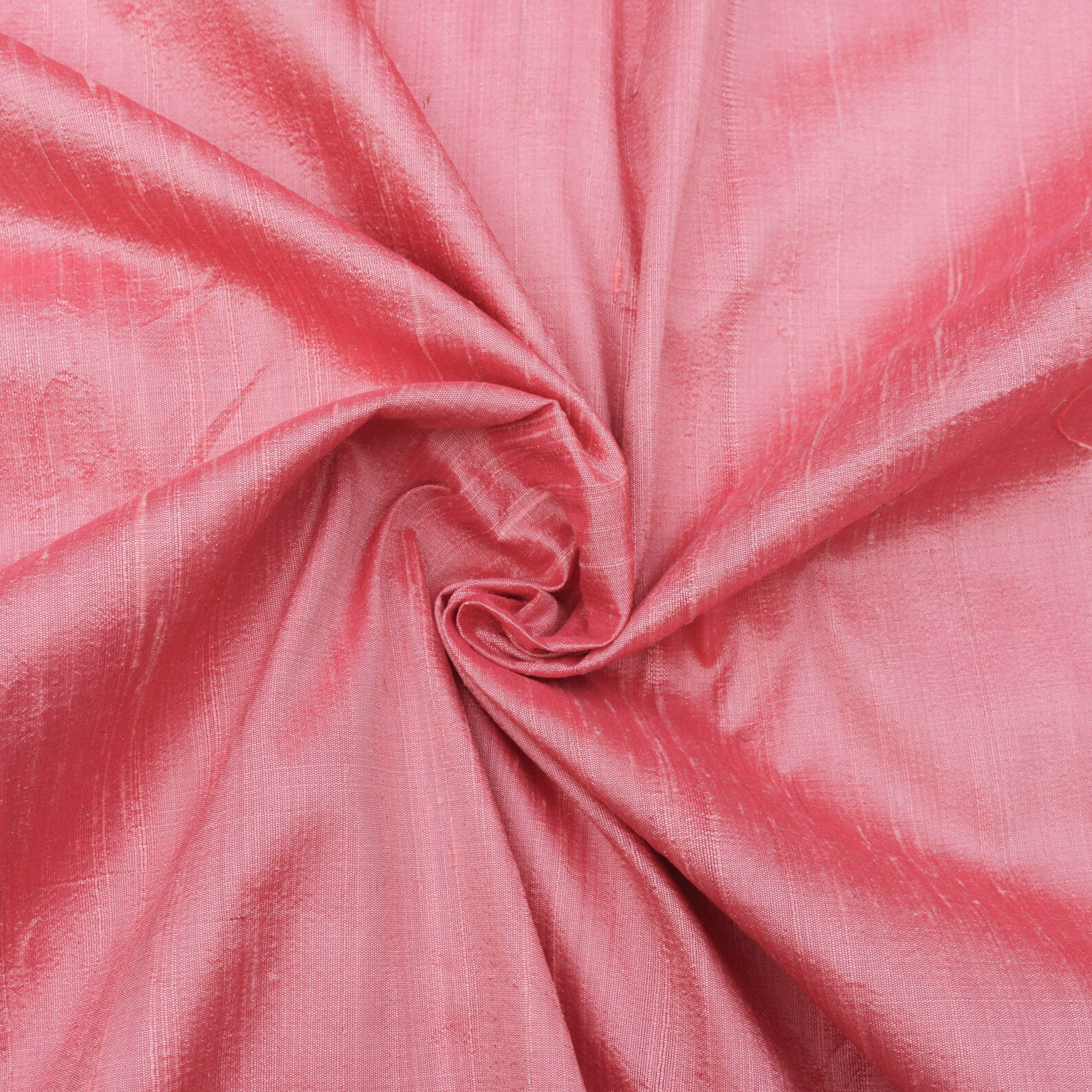 Coral Silk Fabric by the Yard Silk Fabric Silk Dupioni Etsy