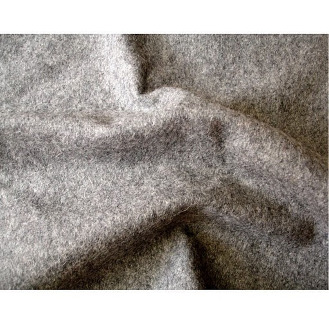 Light Grey Felt Fabric 1 Yard Etsy