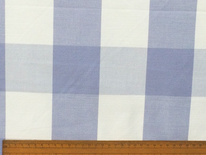 Blue Bell Gingham Check Cotton Fabric By The Yard,Upholstery Fabric,Drapery Fabric,Shower Curtain Fabric,Wholesale Fabric,Pure Cotton Fabric