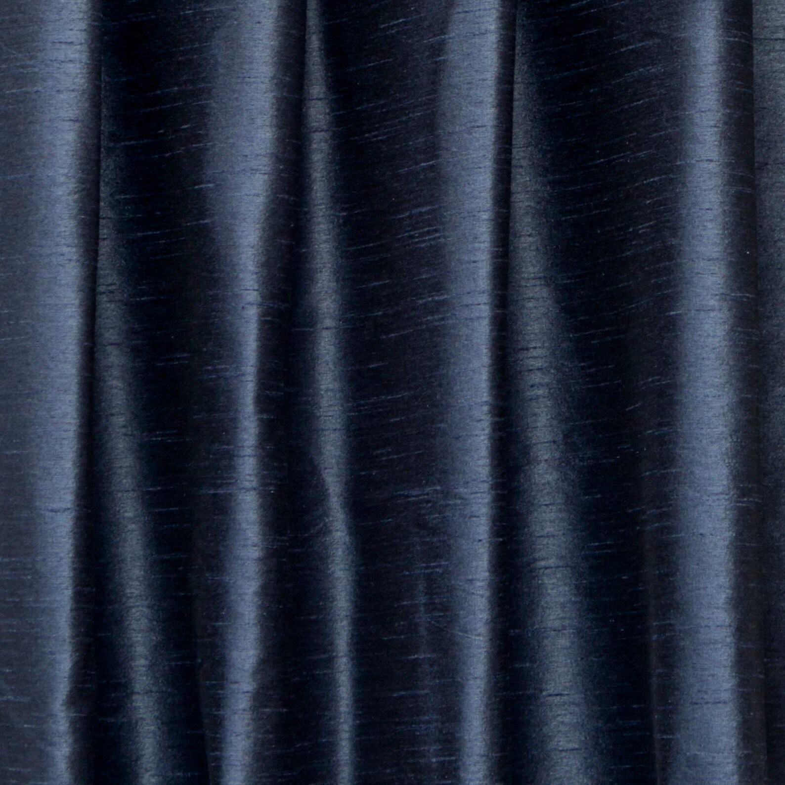 Midnight Blue Art Silk Curtain Panels Faux Silk Curtains rod Etsy