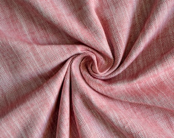Red Solid Cotton Fabric By The Yard / Metre, Upholstery Fabric, Drapery, Shower Curtain Fabric, Wholesale Fabric, Pure Woven Cotton Fabric
