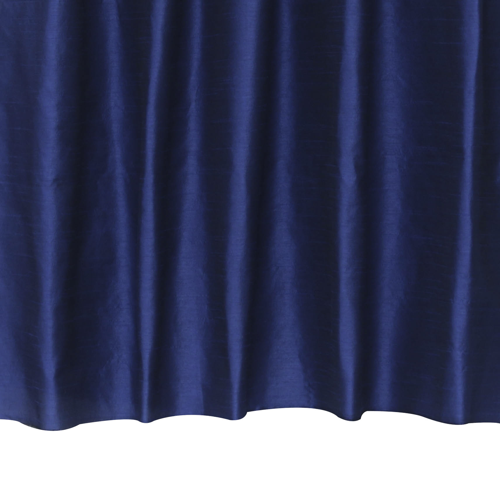 Royal Blue Art Silk Curtain Panels Faux Silk Curtains Rod Etsy