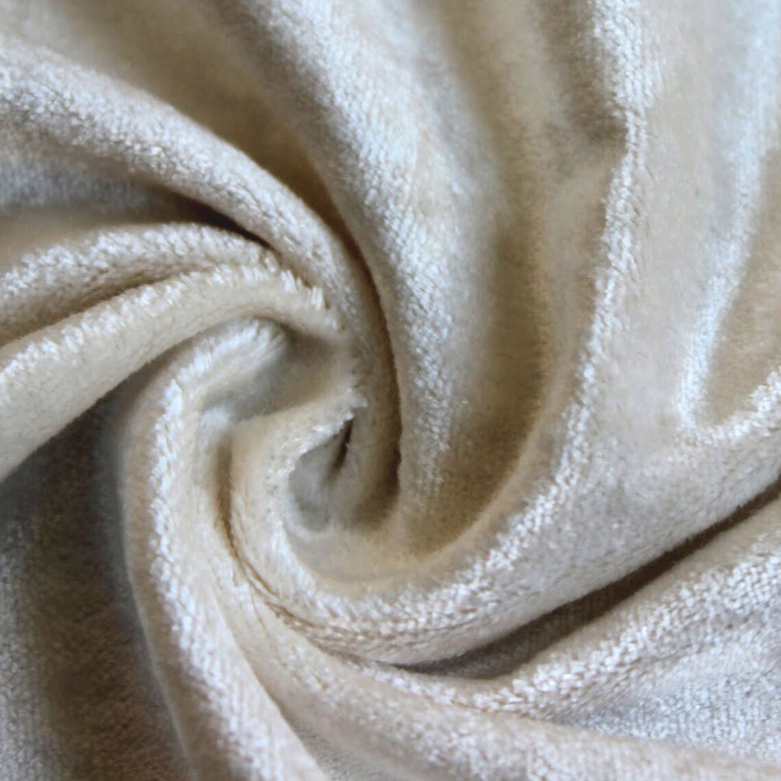 Ivory Cotton Velvet Upholstery Weight Fabric Curtain Fabric Etsy