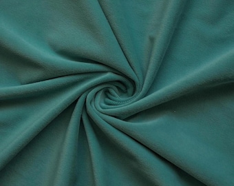 High Quality Plush Velvet Fabric By The Yard / Metre, 54" Velvet Fabric, Fashion Velvet, Soft Curtain Upholstery Velvet - Teal Green Velvet