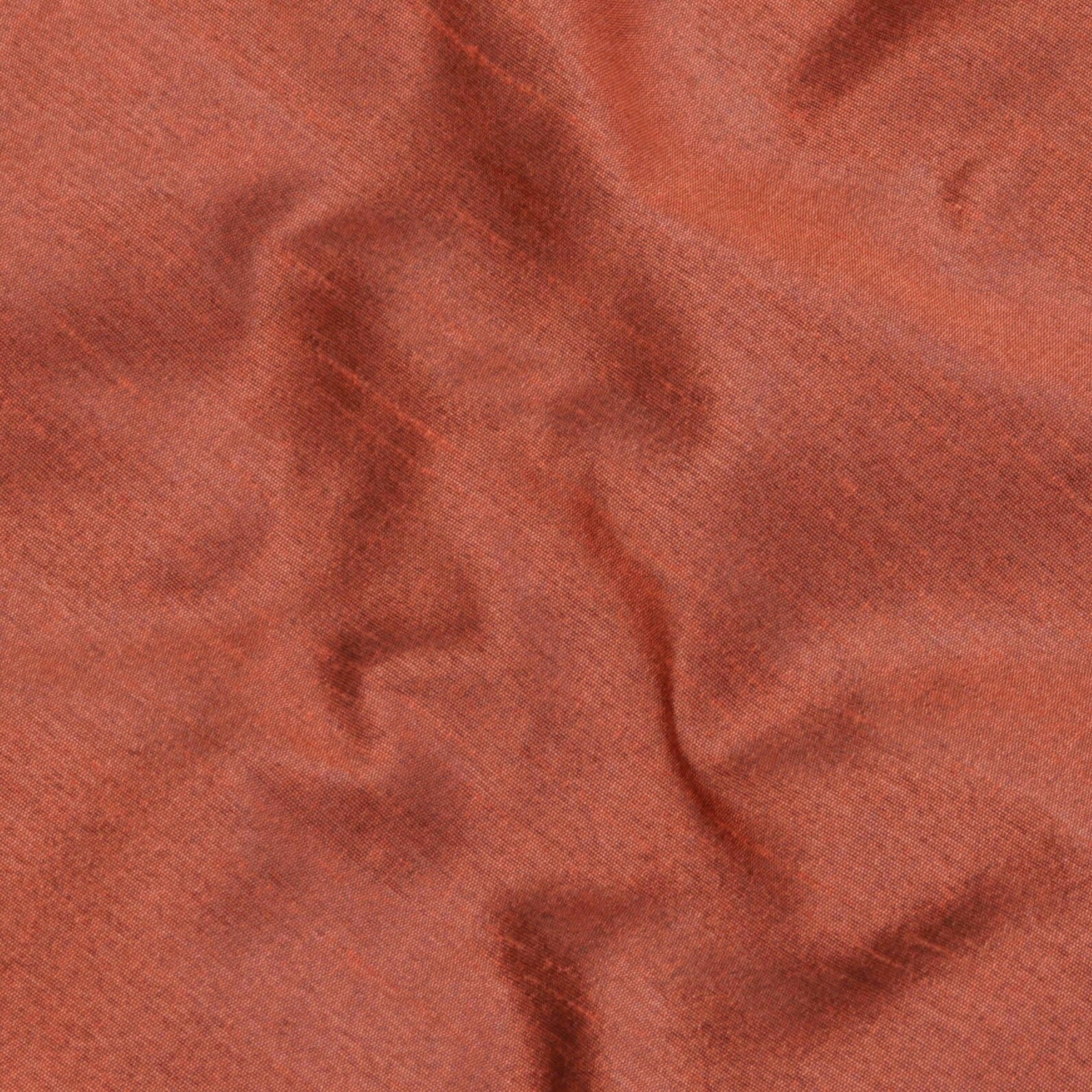 Rust Art Silk Fabric by the Yard Faux Silk Curtain Fabric Etsy